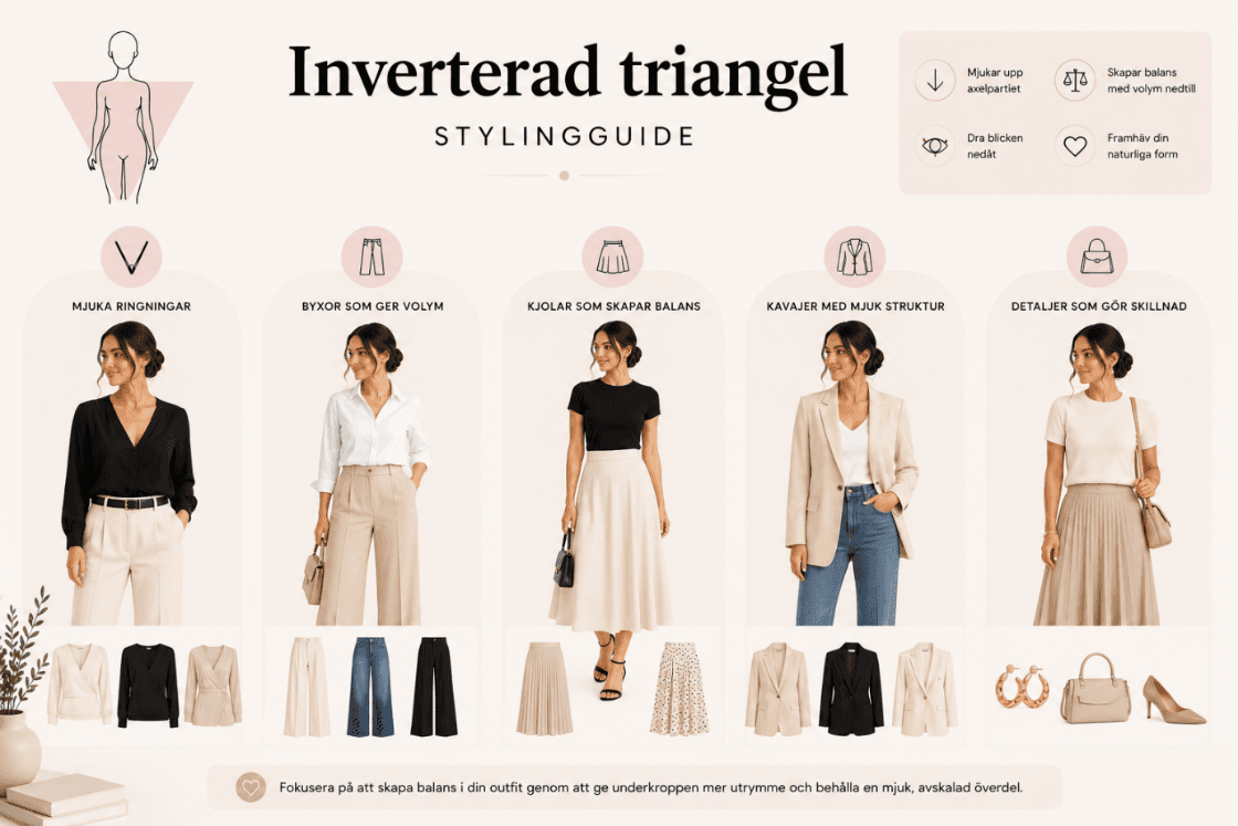 Inverterad triangel – stylingguide