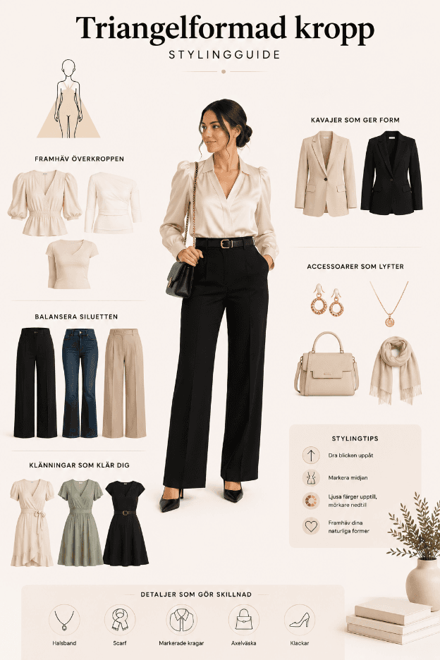 Triangelformad kropp – stylingguide